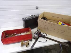 lot 63 image: Miscellaneous Tools, Many many sockets, Crafsman Hand Drill