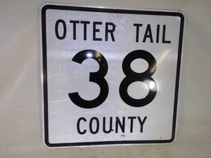 lot 94 image: Otter Tail 38 County Sign