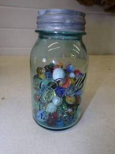 lot 96 image: Jar of Marbles