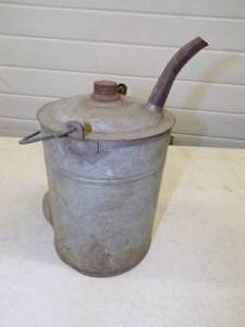 lot 110 image: Vintage Great Northern Rail Yard Oil Can