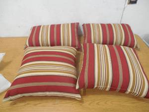Roma Stripe Lumbar Outdoor Pillow Set (3-pack)