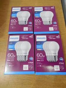 60-Watt Equivalent A19 Non-Dimmable Energy Saving LED Light Bulb Daylight (5000K) (16-Pack)
