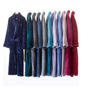 lot 12 image: Deluxe Fleece Womens Robe, 67007-XL-VERCHERY, NEW