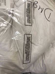 lot 22 image: Baffled Square 4 in. Full Down Featherbed Mattress Topper, FA31-F-WHITE, NEW