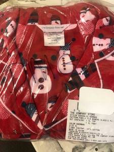 lot 67 image: Womens Flannel Snowman X-Large 2-Piece Classic Pajama Set, 60005A-XL-SNWMAN, NEW