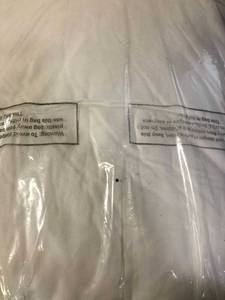 lot 76 image: LoftAIRE Hypoallergenic Firm Down Alternative Standard Pillow (1), PP82-STD-WHITE, NEW