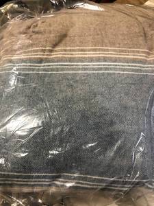 lot 77 image: Frasier Yarn Dyed Stripe Organic Flannel Queen Duvet Cover, 50430D-Q-MULTI, NEW