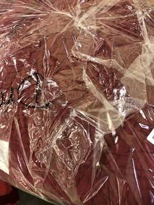 lot 92 image: Cotton Claret Solid FullQueen Quilt, C3A3-FQ-CLARET, NEW