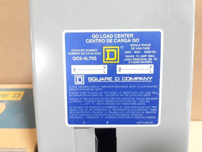 NEW Square D QO Load Center