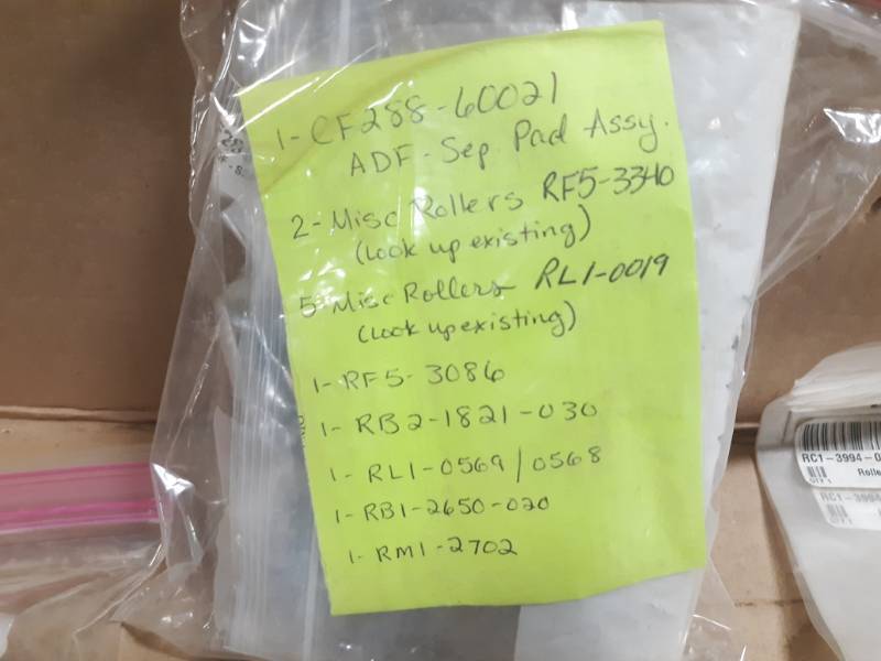 Assorted HP LaserJet Repair Parts