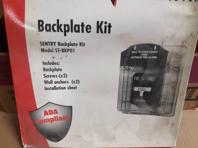 (8) Sentry SigCom Alarm Backplate Kits