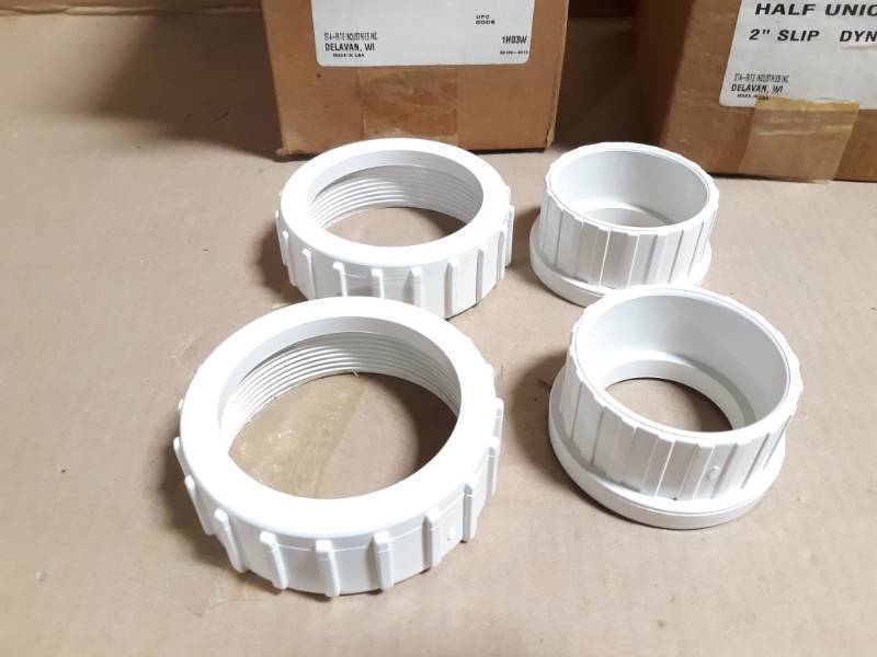 (2) Packs of 2 2 Half Unions