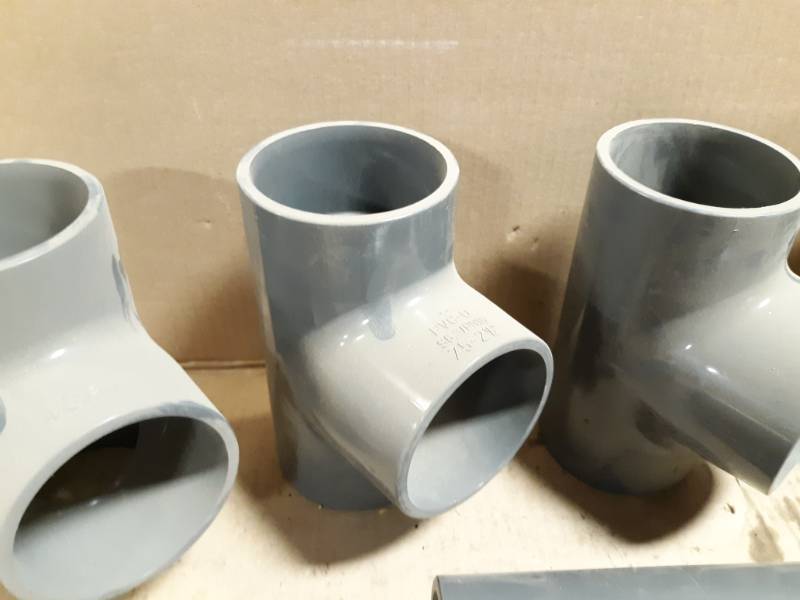 (5) 2-12 Schedule 80 PVC Tees