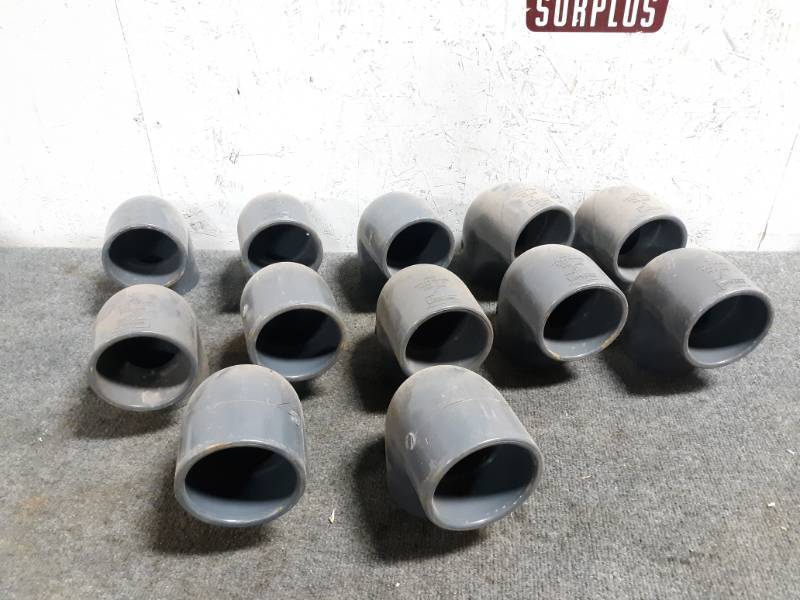 (12) Spears 3 Schedule 80 PVC 90° Elbows