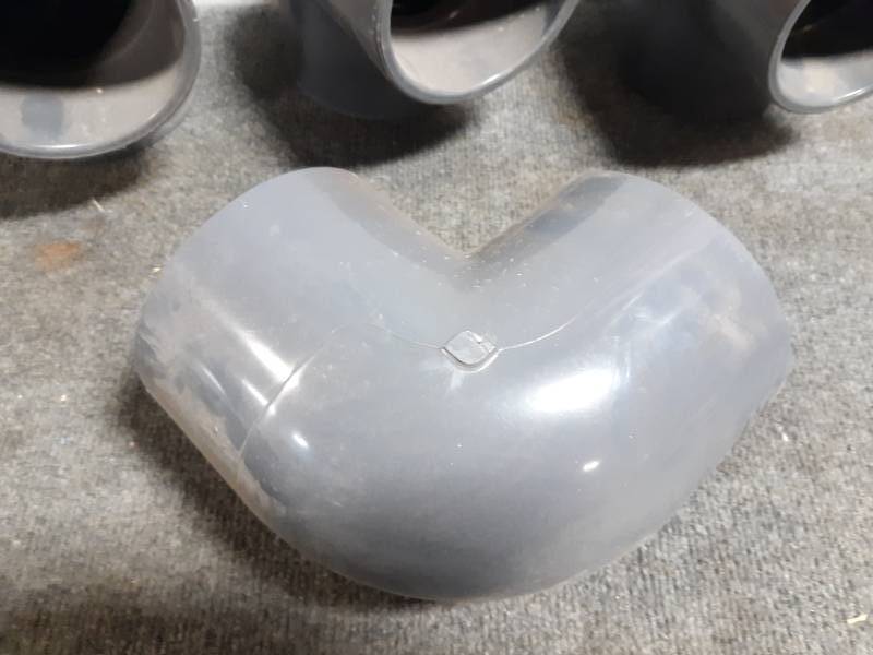 (4) Spears 4 Schedule 80 PVC 90° Elbows