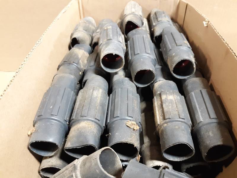(75) Robroy 1 PVC Coated Conduit Couplers