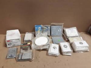 Large Lot of Electrical Box Covers 1-Gang, 2-Gang and More
