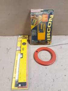 Zircon Stud Finder, 16 Laser Level and Fish Tape