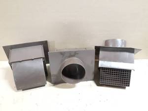 (3) 6 Wall Vent w Damper