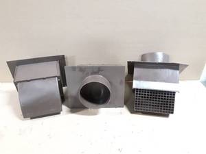 (3) 6 Wall Vent w Damper