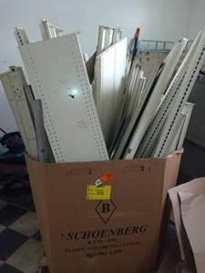 lot 6 image: Gondola shelving- mixed lot