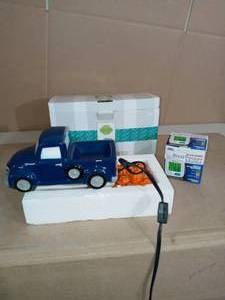 lot 29 image: Color Coded Blood Pressure Monitor (White) & Pumpkin Delivery Scentsy candle warmer- open box not used
