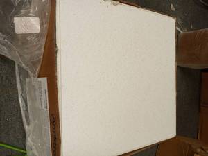 lot 58 image: Washable White 12in x 12 in x 0.5 in by Armstrong Ceilings