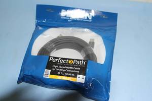 lot 7 image: New Belden Perfect Path Locking 35 High Speed HDMI Cable - Model HD-800-35