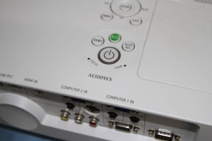lot 21 image: NEC Short-Throw Widescreen 3000 Lumen Portable Projector  Projection System with HDMI Input & Remote Control
