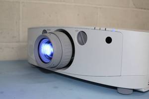 lot 52 image: NEC PA550W Large Venue WXGA Widescreen HD Home Theater Projector - 5000 Lumens of Brightness
