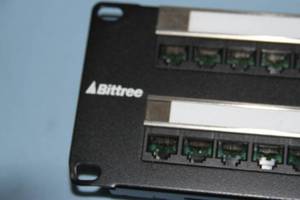 lot 54 image: Bittree & Hubbell CAT6 24-Port and 48-Port Network  LAN  RJ45 Patch Panels