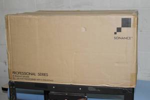 lot 61 image: PAIR of NEW Sonance PS-P83T Professional Series 8 Pendant Audio Speakers (White)