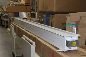 lot 109 image: Da-Lite Advantage 34520 Ceiling Recessed Electric  Electrol Motorized Video Projection Screen - 130