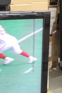 lot 112 image: Sharp AQUOUS LC-65E77UM Widescreen 169 65 1080p 120Hz LCD HDTV  TV  Television - Display Issue