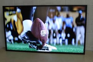 lot 18 image: NEC Commercial-Grade Full HD Large Screen Industrial LCD Monitor  Display - Model P551 & Speakers