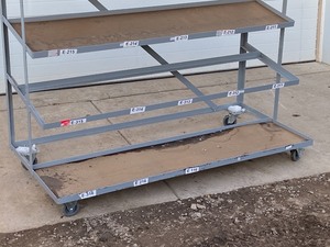 Heavy Duty Steel Rolling Rack
