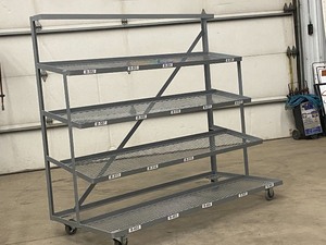 Heavy Duty Steel Rolling Rack
