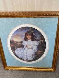lot 11 image: Framed, Signed and Numbered Sandra Kuck Print La Belle