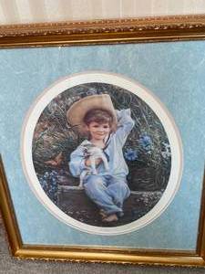 lot 13 image: Sandra Kuck Signed, Numbered and Framed Print Le Beau