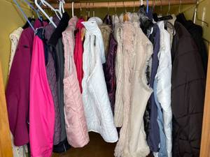 lot 43 image: Large Lot of Womens Winter Jackets & Vests