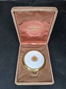 lot 108 image: Vintage Revlon Ultima II Pressed Powder Case w Box