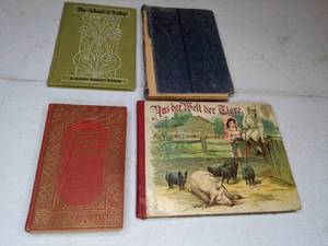 lot 139 image: Lot of Four Antique Childrens Books Treasure Island & Others