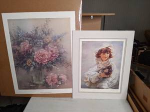 lot 53 image: Pair of Feminine Art Prints