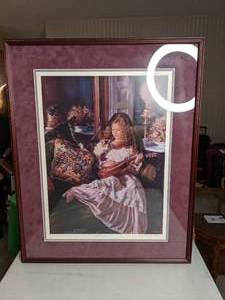 lot 55 image: Sandra Kuck Signed, Numbered and Framed Print Duet