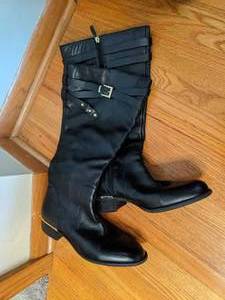 lot 238 image: Womens Franco Sarto Tall Boots - Size 9