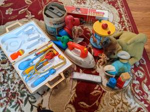 lot 250 image: Lot of Vintage Childrens Toys - See Photos