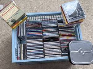 lot 308 image: Crate Filled with Music CDs
