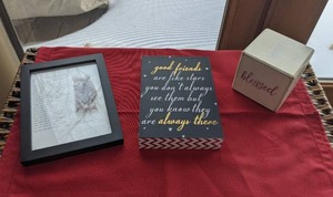 lot 309 image: Inspirational Decor Three Pieces