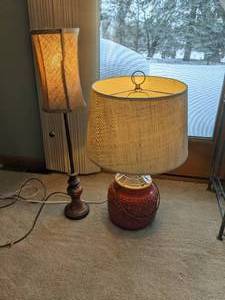 lot 311 image: Pair of Large Table Lamps