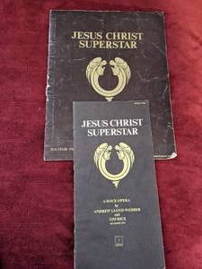 lot 213 image: Vintage 1970 Jesus Christ Superstar Souvenir Program and Playbill